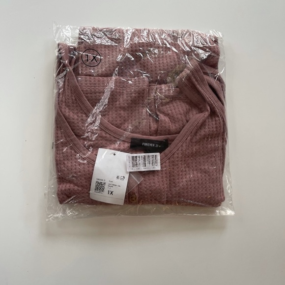 Forever 21 Plus Knit Tank Dress Mauve - 1X - Picture 4 of 5